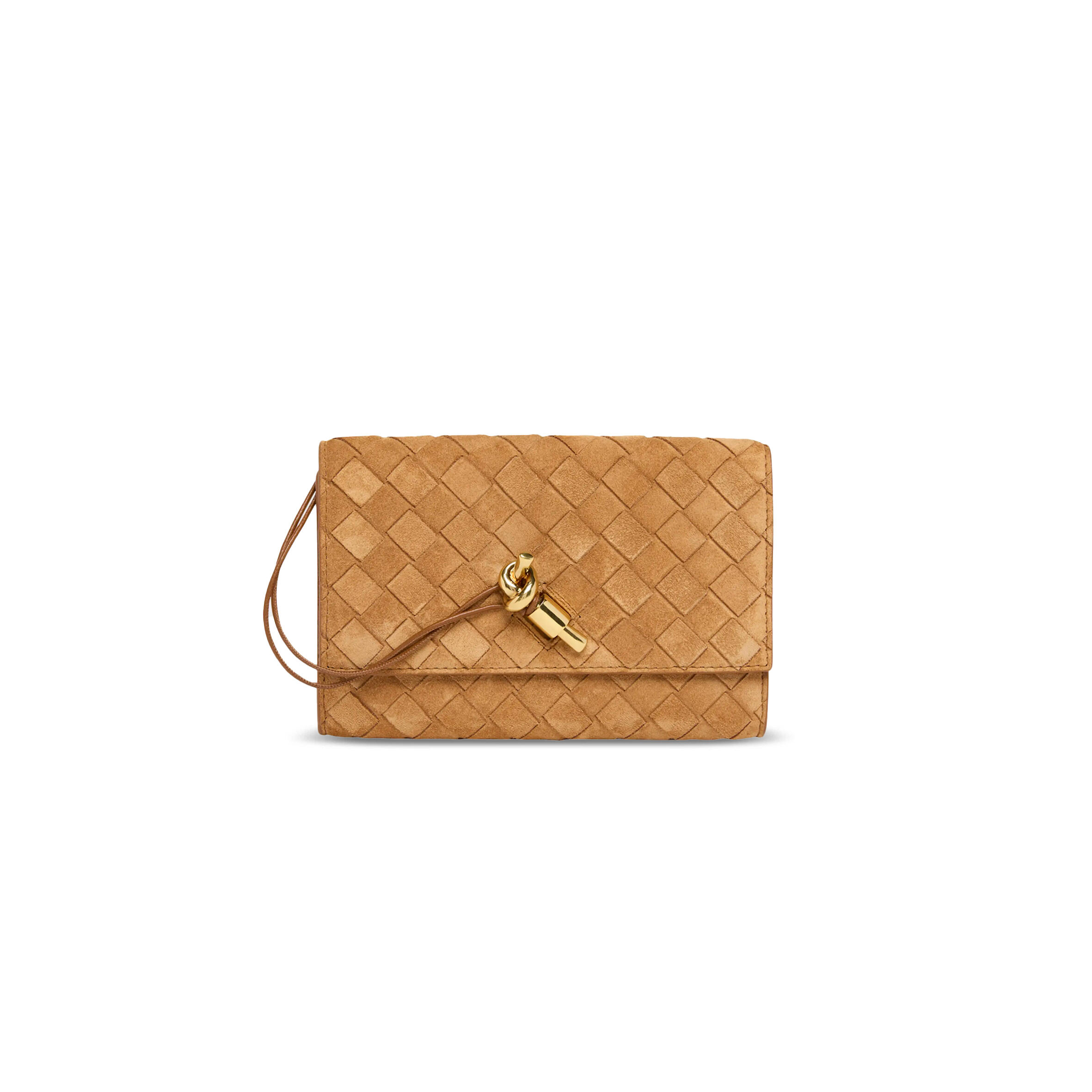 BOTTEGA VENETA ANDIAMO POUCH ON STRAP 836940 (19*12.6*2cm)